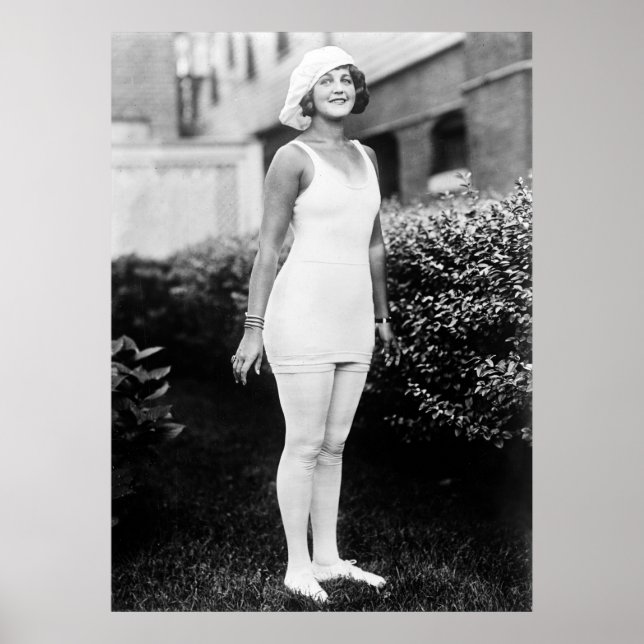 Bathing Beauty, early 1900s Poster (Front)