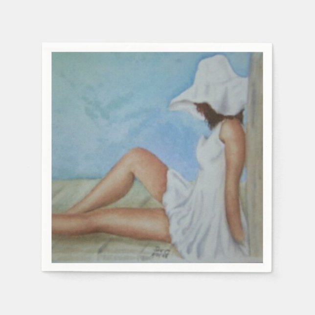 BATHING BEAUTY PAPER NAPKINS (Front)