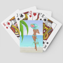 Bathing Beauty Playing Cards