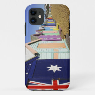 Bathing Boxes, Middle Brighton Beach, Port Case-Mate iPhone Case
