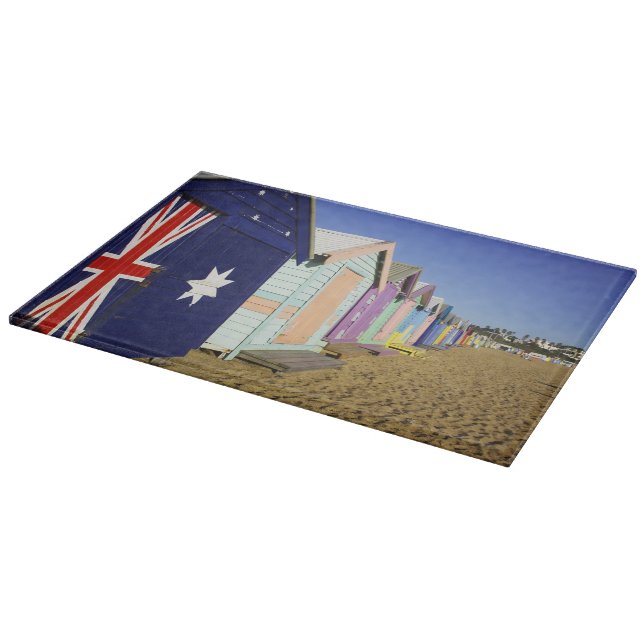 Bathing Boxes, Middle Brighton Beach, Port Cutting Board (Corner)