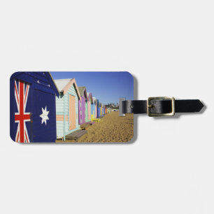 Bathing Boxes, Middle Brighton Beach, Port Luggage Tag