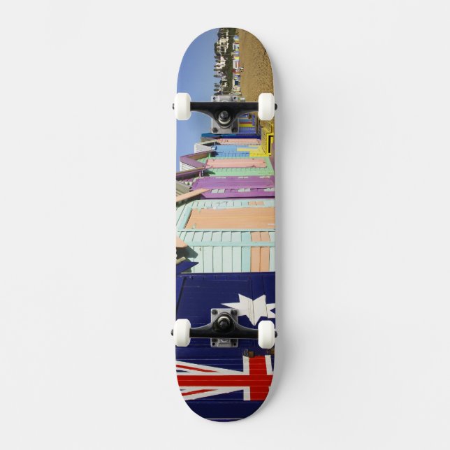 Bathing Boxes, Middle Brighton Beach, Port Skateboard (Front)