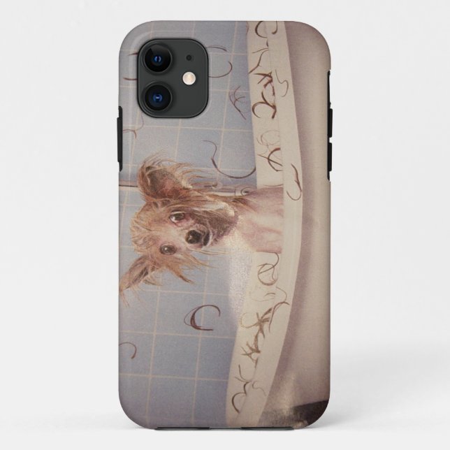 BATHING PUPPY Case-Mate iPhone CASE (Back)