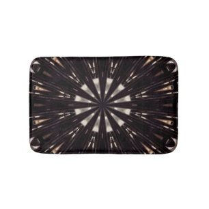 Bathmat, Abstract Kaleidoscope Image Bath Mat