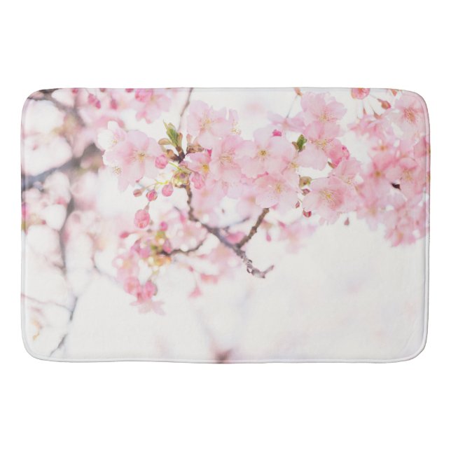 BATHMAT: CHERRY BLOSSOM BRANCH BATH MAT (Front)