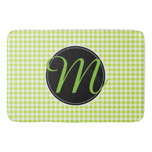 Bathmat, Custom Monogram Template Bath Mat