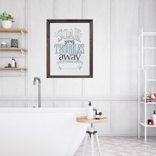 Bathroom Decor, Wall Art, Washroom Poster Design