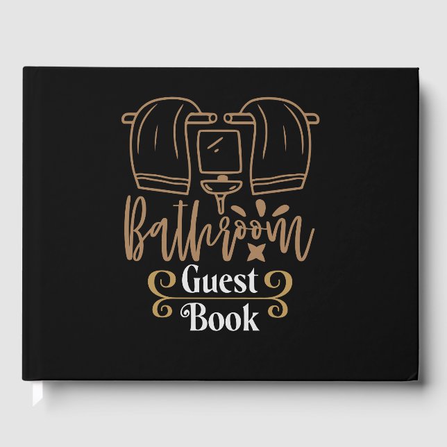 Bathroom Guest Book (Front)