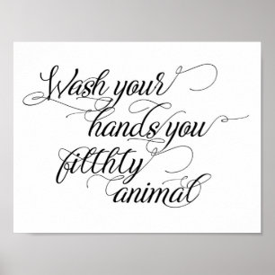 Bathroom Humour Art Poster