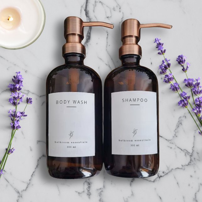 Bathroom organisation waterproof labels  (Creator Uploaded)