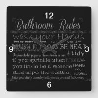 Bathroom Rules