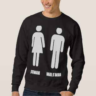 Bathroom Sign Engrish Bad Translation Sweatshirt