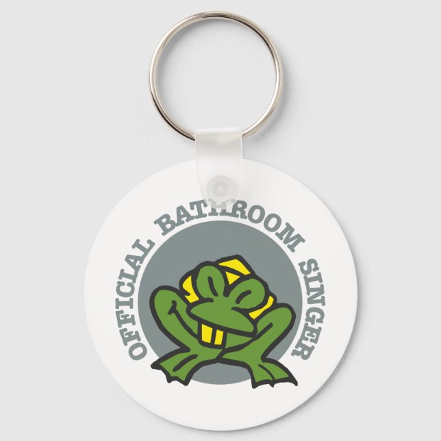 bathroom singer key ring (Front)