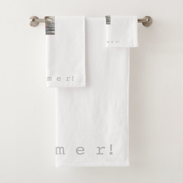 Bathroom Towel Set Juego Toallon y Toalla (Insitu)