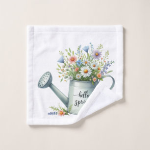 Bathroom Towel Set-Pastel Spring Bath Décor