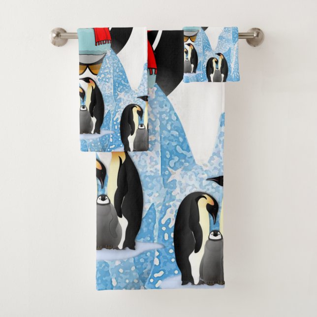 Bathroom Towel Sets Christmas (Insitu)