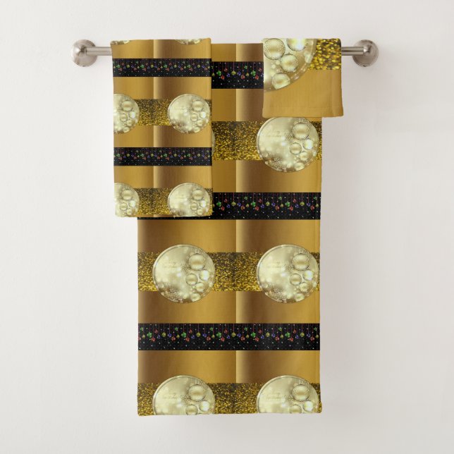 Bathroom Towel Sets Christmas (Insitu)