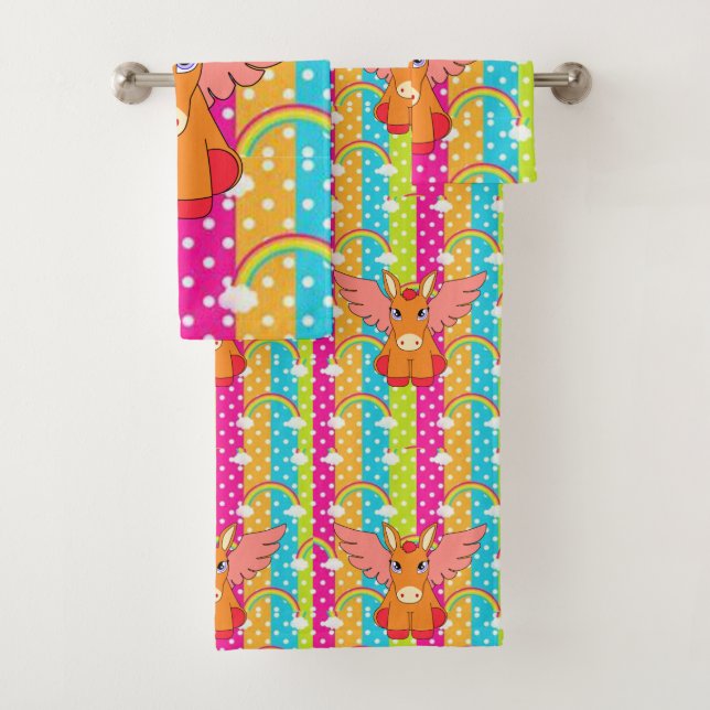Bathroom Towel Sets Donkey (Insitu)