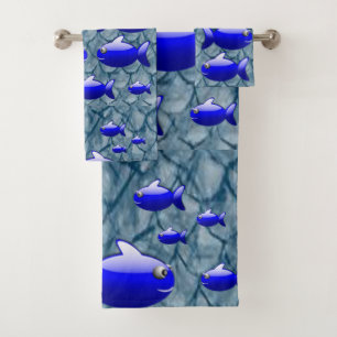 Bathroom Towel Sets Fish