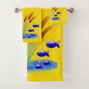 Bathroom Towel Sets Fish