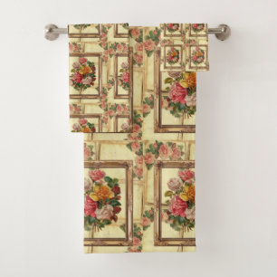 Bathroom Towel Sets Floral