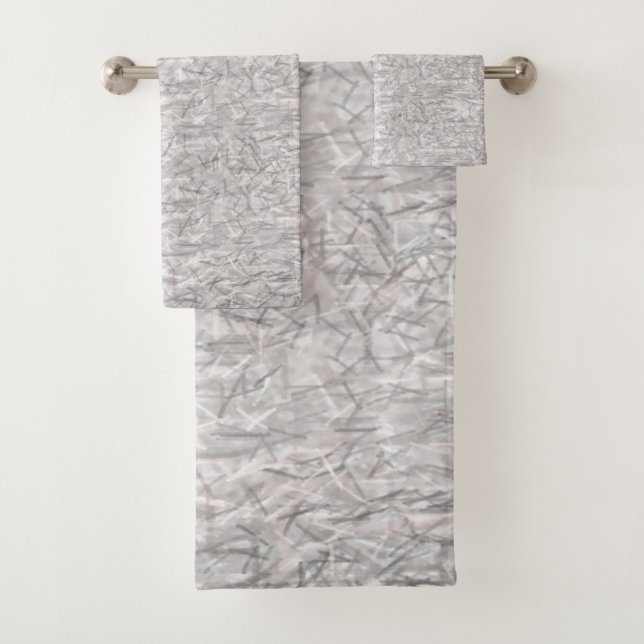 Bathroom Towel Sets Grey (Insitu)