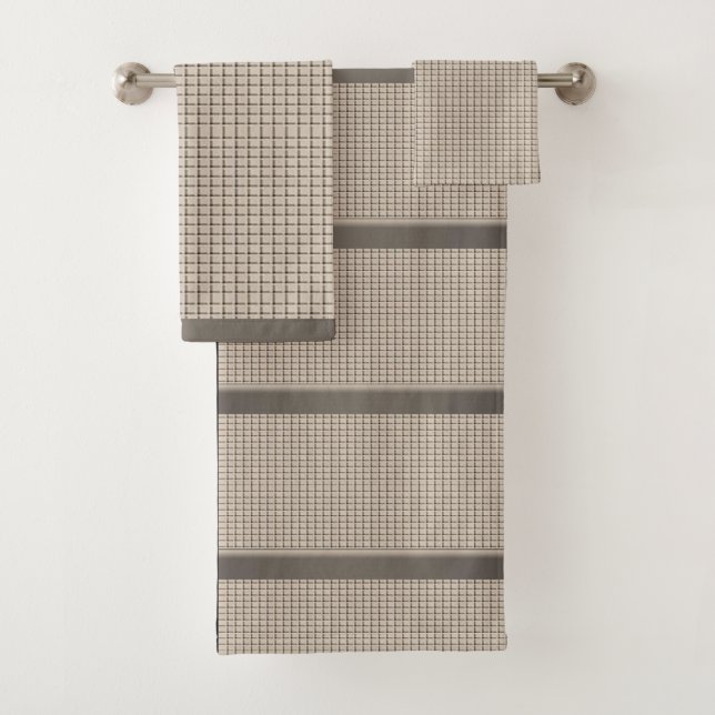 Bathroom Towel Sets Sepia (Insitu)