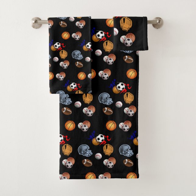 Bathroom Towel Sets Sports (Insitu)