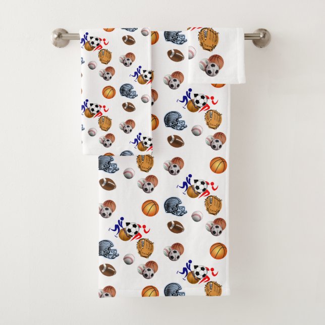 Bathroom Towel Sets Sports (Insitu)
