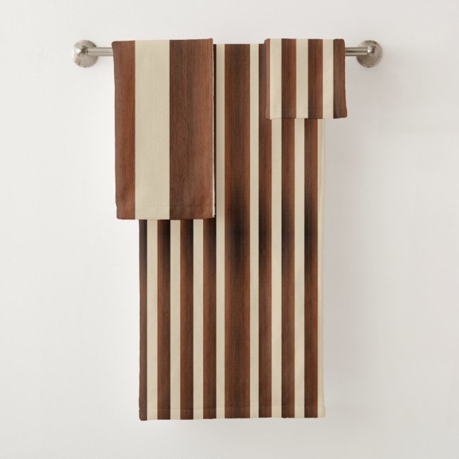 Bathroom Towel Sets Stripe (Insitu)