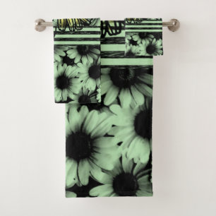 Bathroom Towel Sets Sunflowers