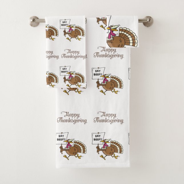 Bathroom Towel Sets Thanksgiving (Insitu)