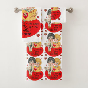 Bathroom Towel Sets Valentine's Day