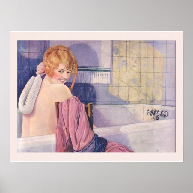 Bathroom Wall Art - Beautiful Woman (Front)