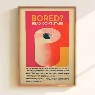 Bathroom Wall Art Retro Toilet Art Prints Funny Ba