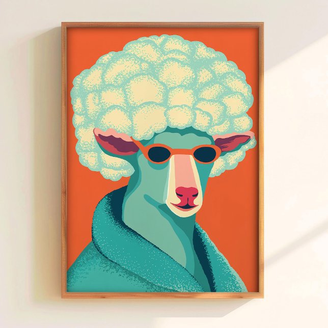 Bathroom Wall Art Swimming Print Sheep Toilet Art  (Creator Uploaded)