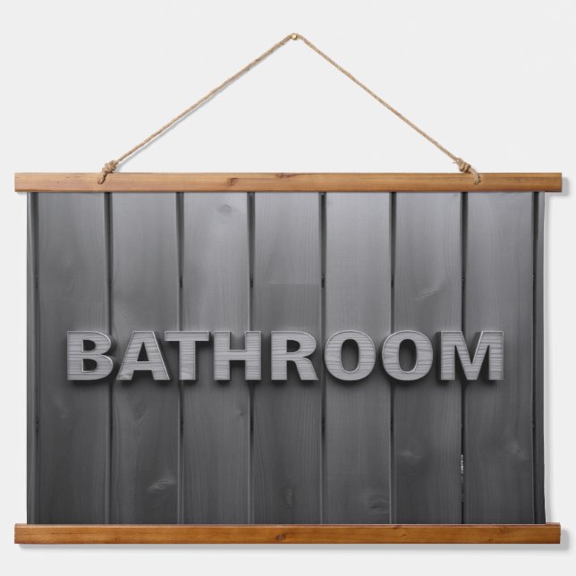 BATHROOM Wall Tapestry (Front)