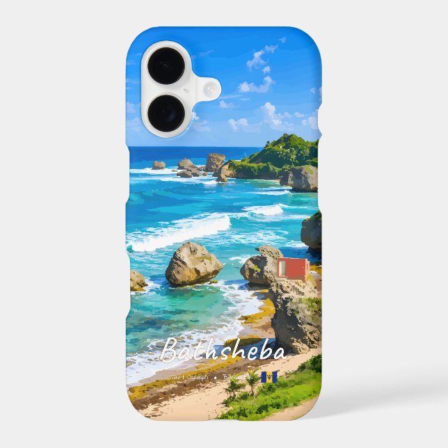 Bathsheba, Barbados - Tropical Beach Coast (Back)