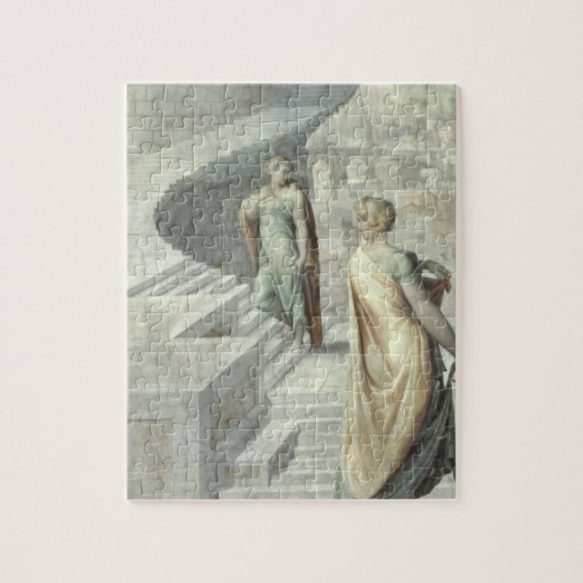 Bathsheba Visiting David, c.1553 Jigsaw Puzzle (Vertical)