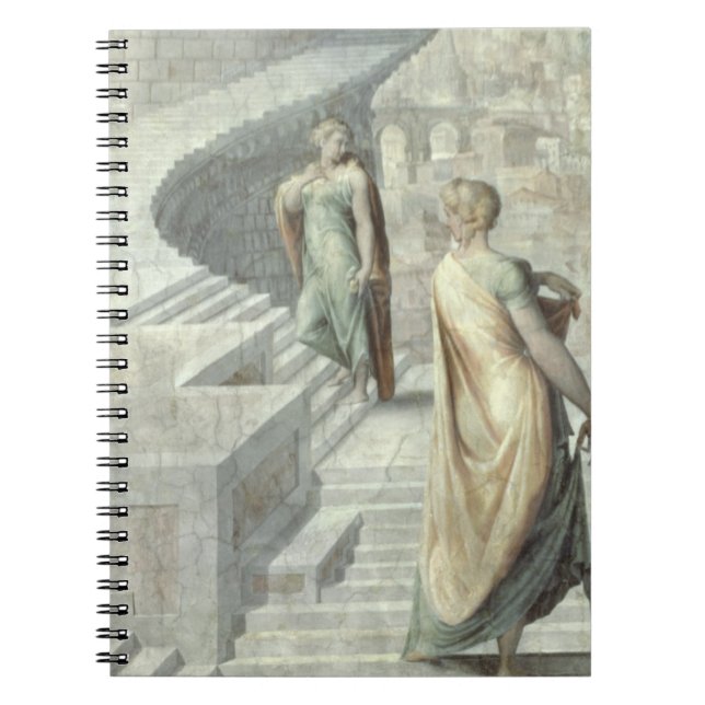 Bathsheba Visiting David, c.1553 Spiral Notebook (Front)