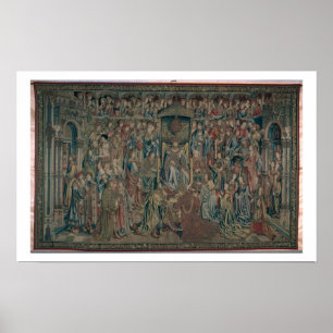 Bathsheba Welcomed at Court, Tapestry of David and Poster