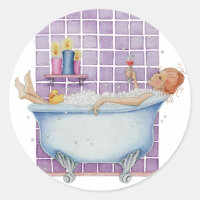 Bathtub Joy Sticker