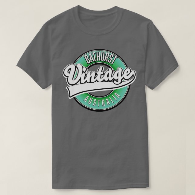 Bathurst australia vintage style T-Shirt (Design Front)