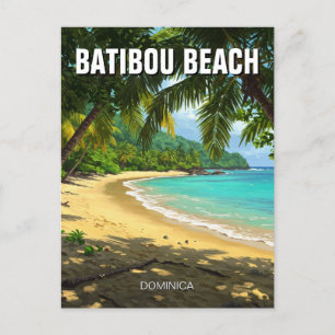 Batibou Beach Dominica Travel Postcard