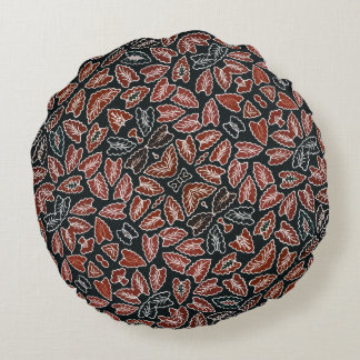 Batik Banten Simbut Round Pouf Round Cushion