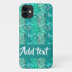 Batik blue swirls patterned Case-Mate iPhone case