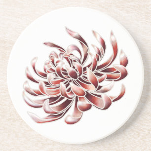 Batik Chrysanthemum Coaster