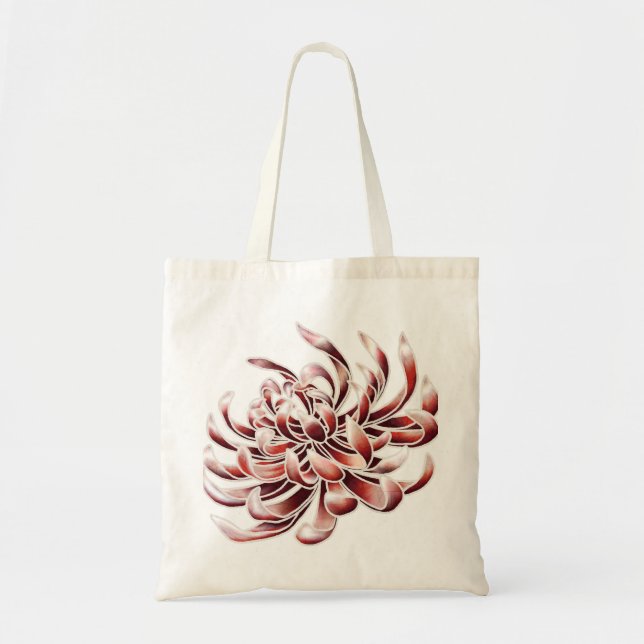 Batik Chrysanthemum Tote Bag (Front)