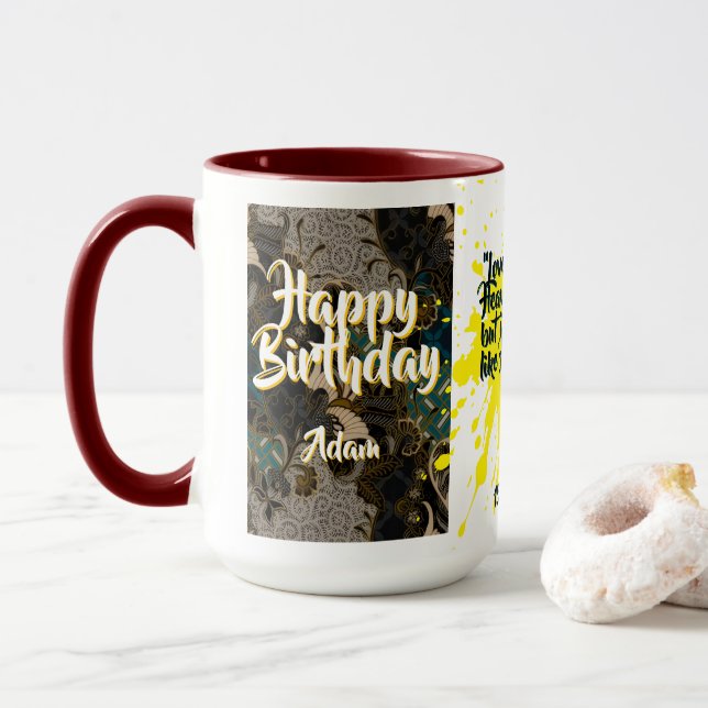 Batik Combo Mug CM09-01 Sagittarius  (With Donut)